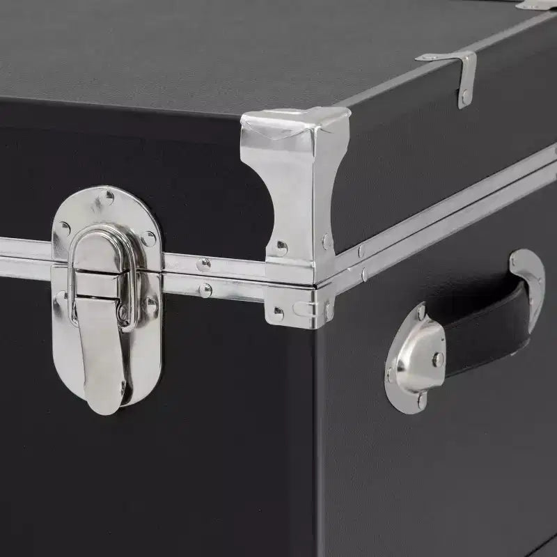 Baule a rotelle da 30" con serratura - Nero