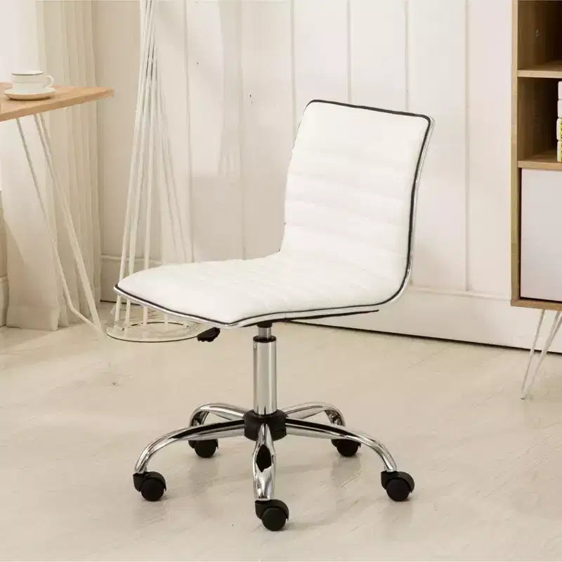 Sedia da ufficio ergonomica regolabile ad aria compressa – Base cromata