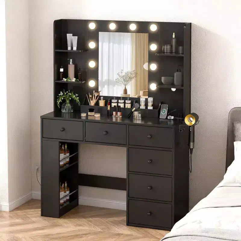 Comodino impiallacciato in truciolato bianco