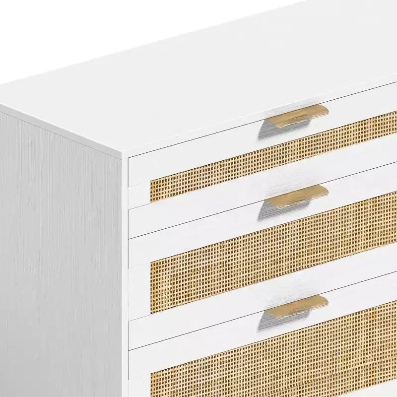 Mobiletto contenitore in rattan da 150 cm – Mobiletto d'accento boho