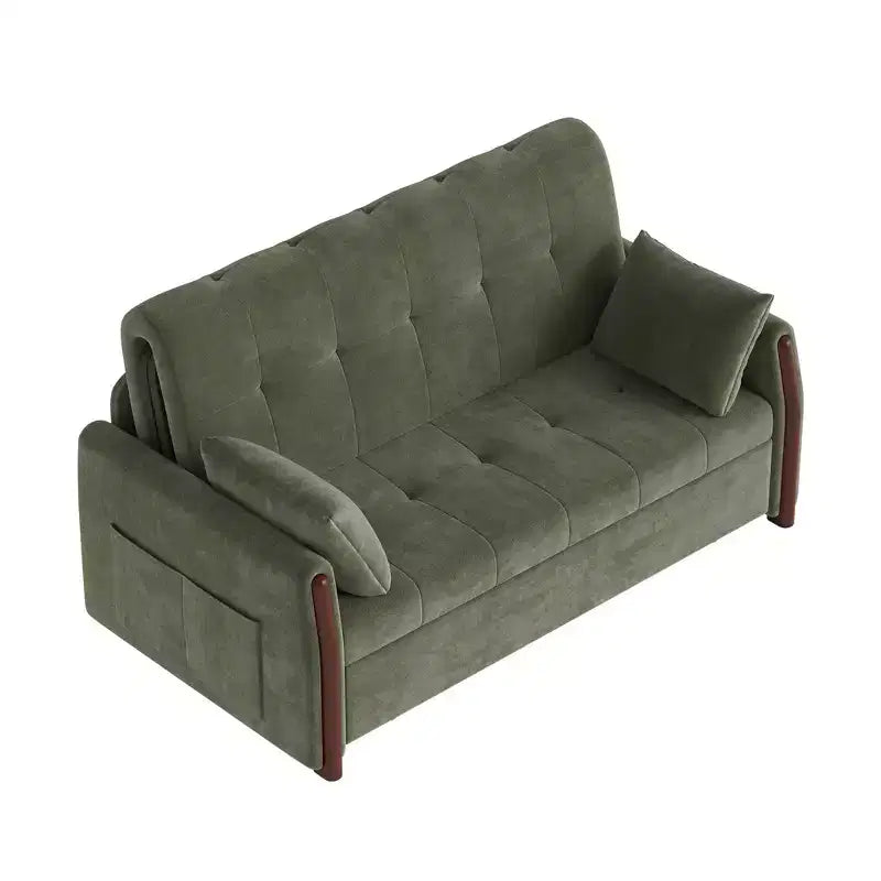 Divano Letto Convertibile in Tessuto da 160 cm