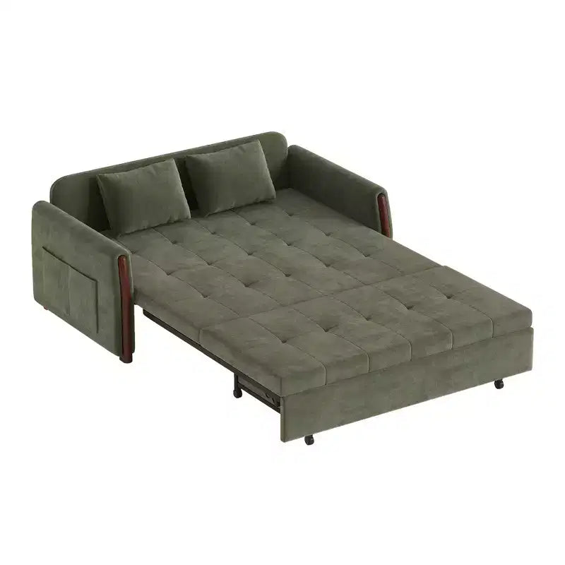 Divano Letto Convertibile in Tessuto da 160 cm