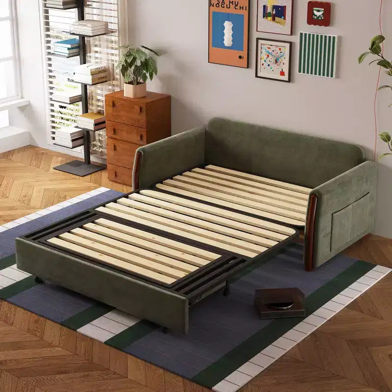 Divano Letto Convertibile in Tessuto da 160 cm