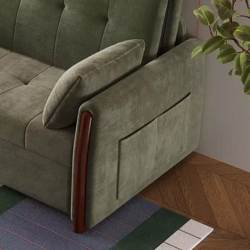 Divano Letto Convertibile in Tessuto da 160 cm