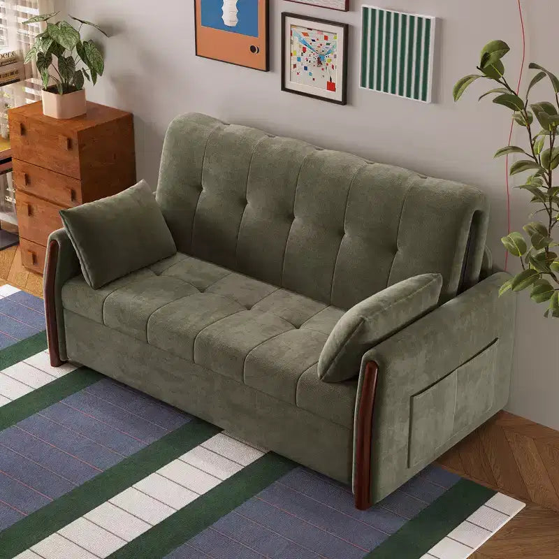 Divano Letto Convertibile in Tessuto da 160 cm