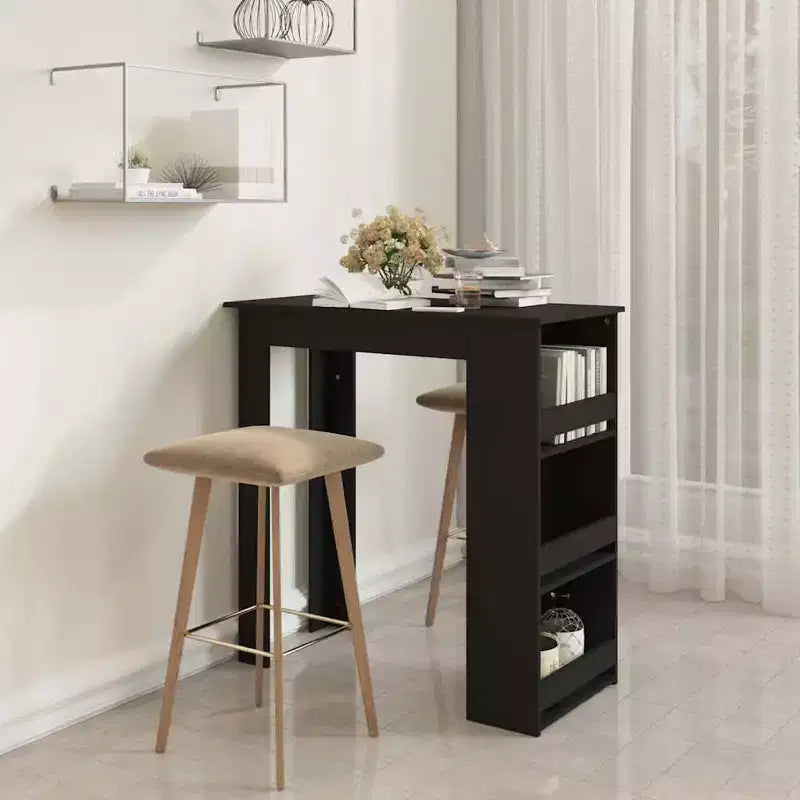 Tavolo da Bar Moderno con Scaffale Contenitore