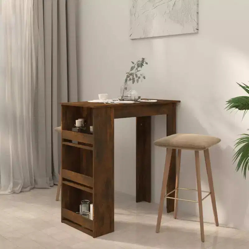 Tavolo da Bar Moderno con Scaffale Contenitore