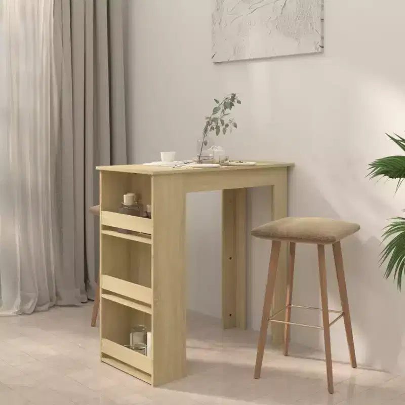 Tavolo da Bar Moderno con Scaffale Contenitore