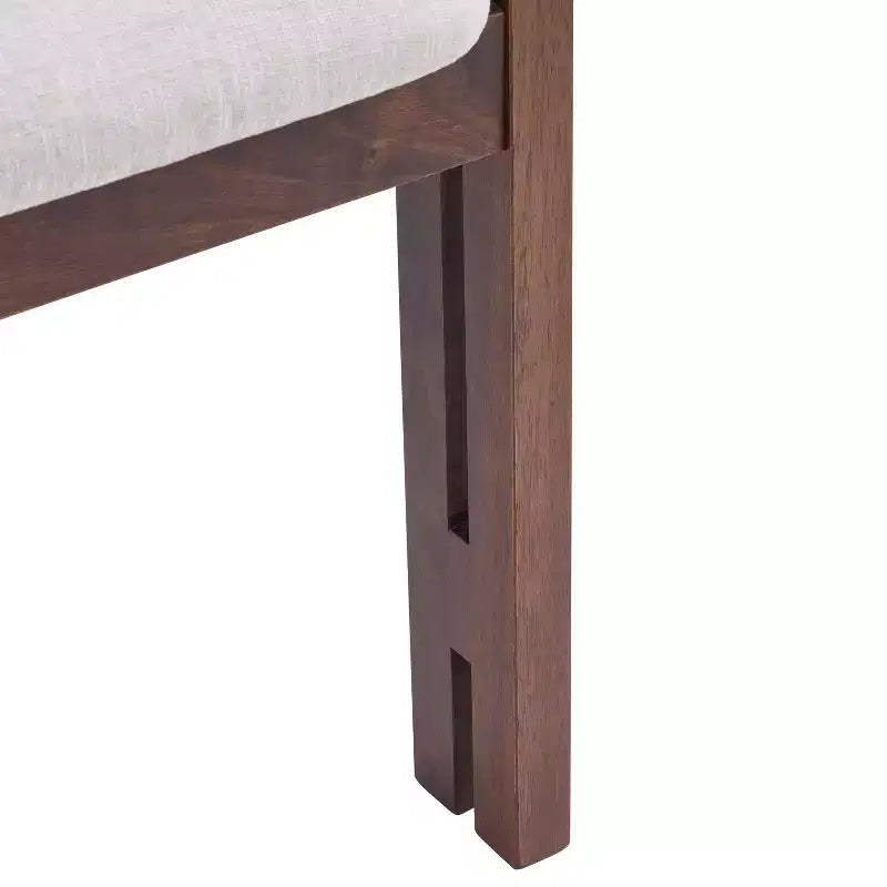Christopher Knight Home Zane Sedie da Pranzo Imbottite Moderne in Legno di Gomma con Schienale Luigi (Set da 2)