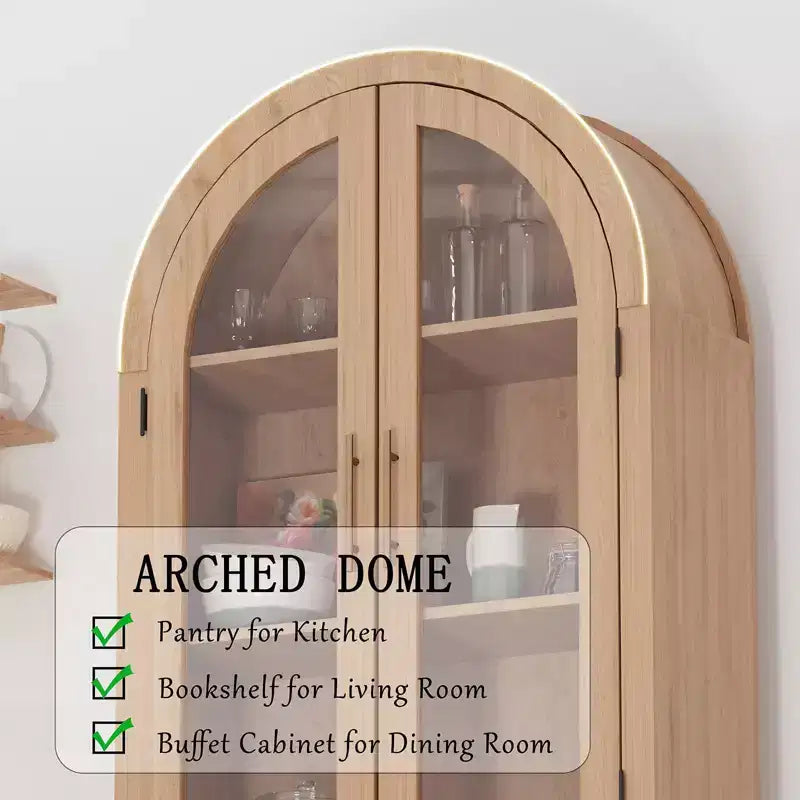 Mobile dispensa da cucina ad arco alto 60 pollici
