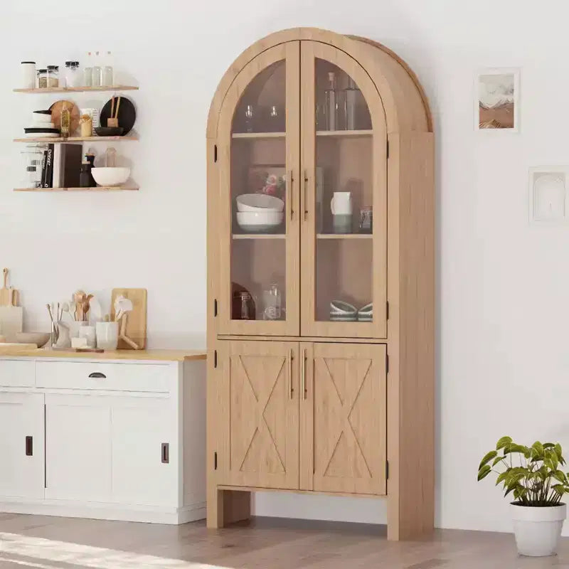Mobile dispensa da cucina ad arco alto 60 pollici
