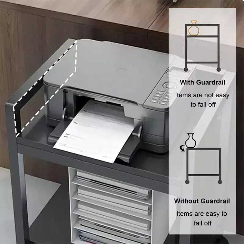 Supporto per torre PC, carrello porta CPU regolabile con ruote bloccabili, carrello per computer in metallo
