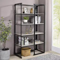 Libreria industriale aperta da 72,25" – Design ad arco a 4 ripiani
