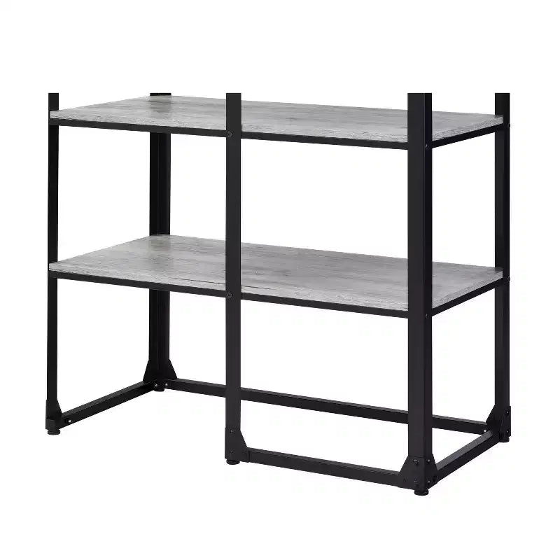 Libreria industriale aperta da 72,25" – Design ad arco a 4 ripiani