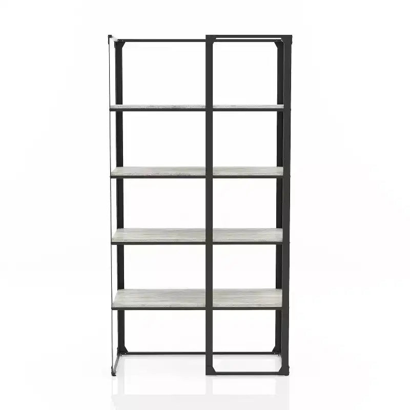 Libreria industriale aperta da 72,25" – Design ad arco a 4 ripiani