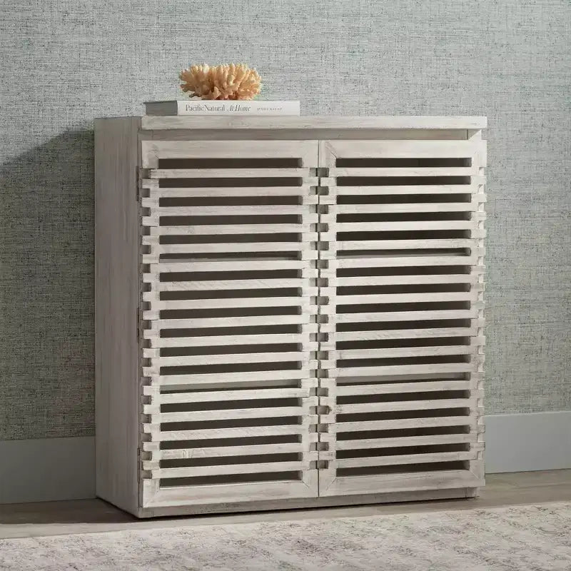 Mobiletto decorativo a persiana larga 32"