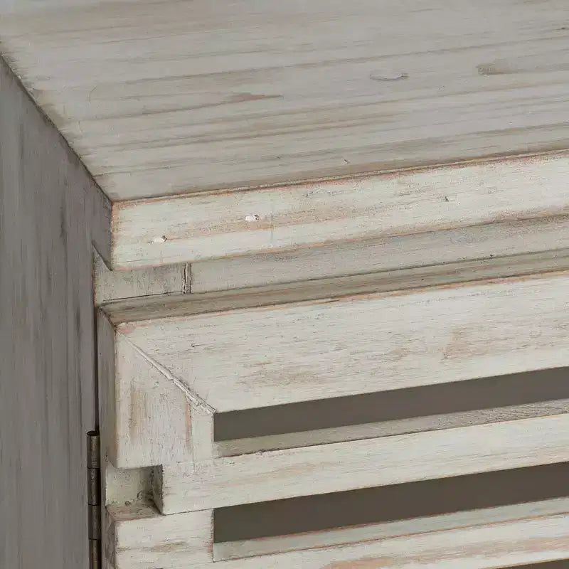 Mobiletto decorativo a persiana larga 32"