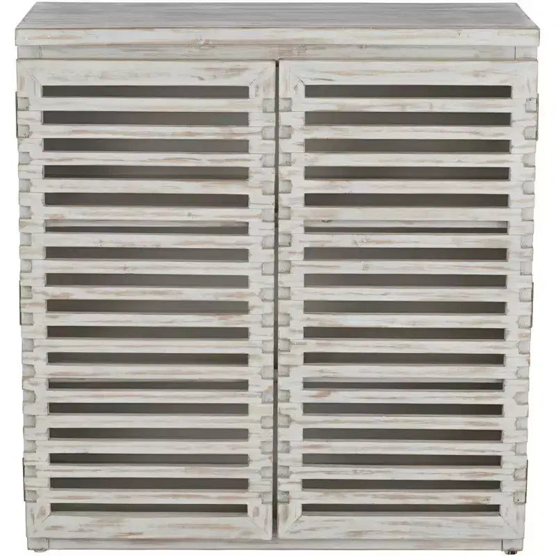 Mobiletto decorativo a persiana larga 32"