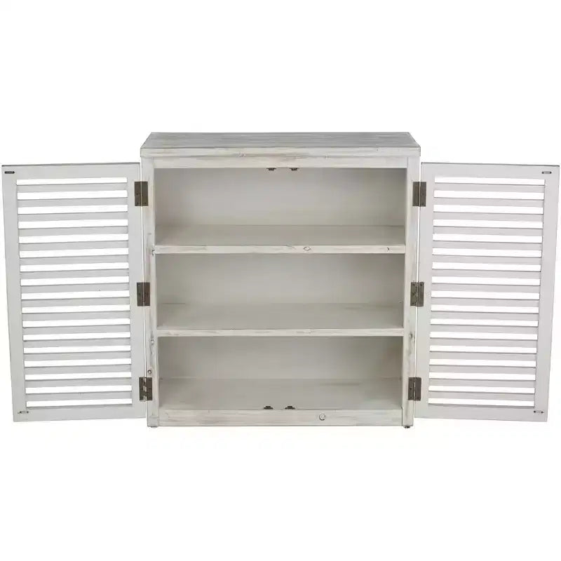 Mobiletto decorativo a persiana larga 32"