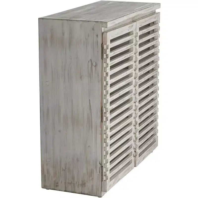 Mobiletto decorativo a persiana larga 32"