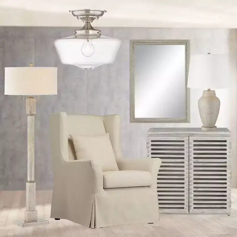 Mobiletto decorativo a persiana larga 32"