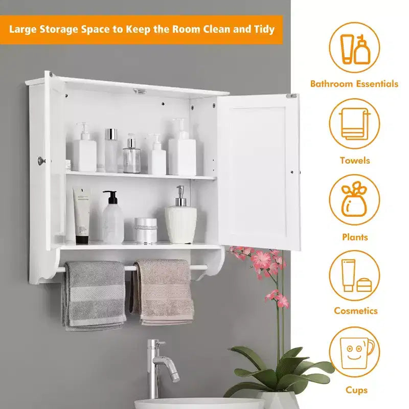 Pensile a specchio da bagno