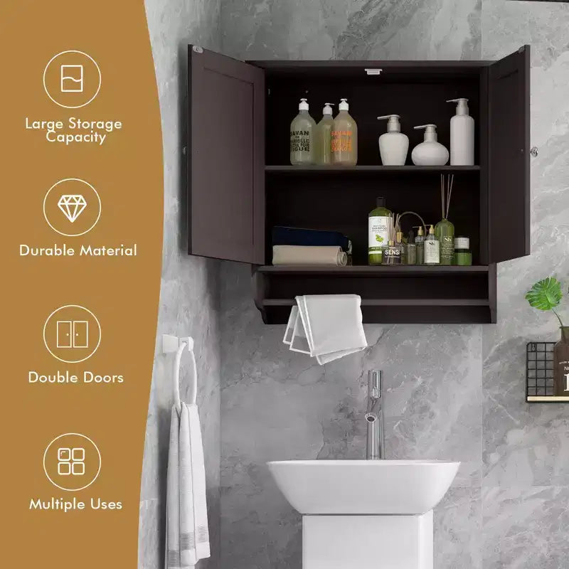 Pensile a specchio da bagno